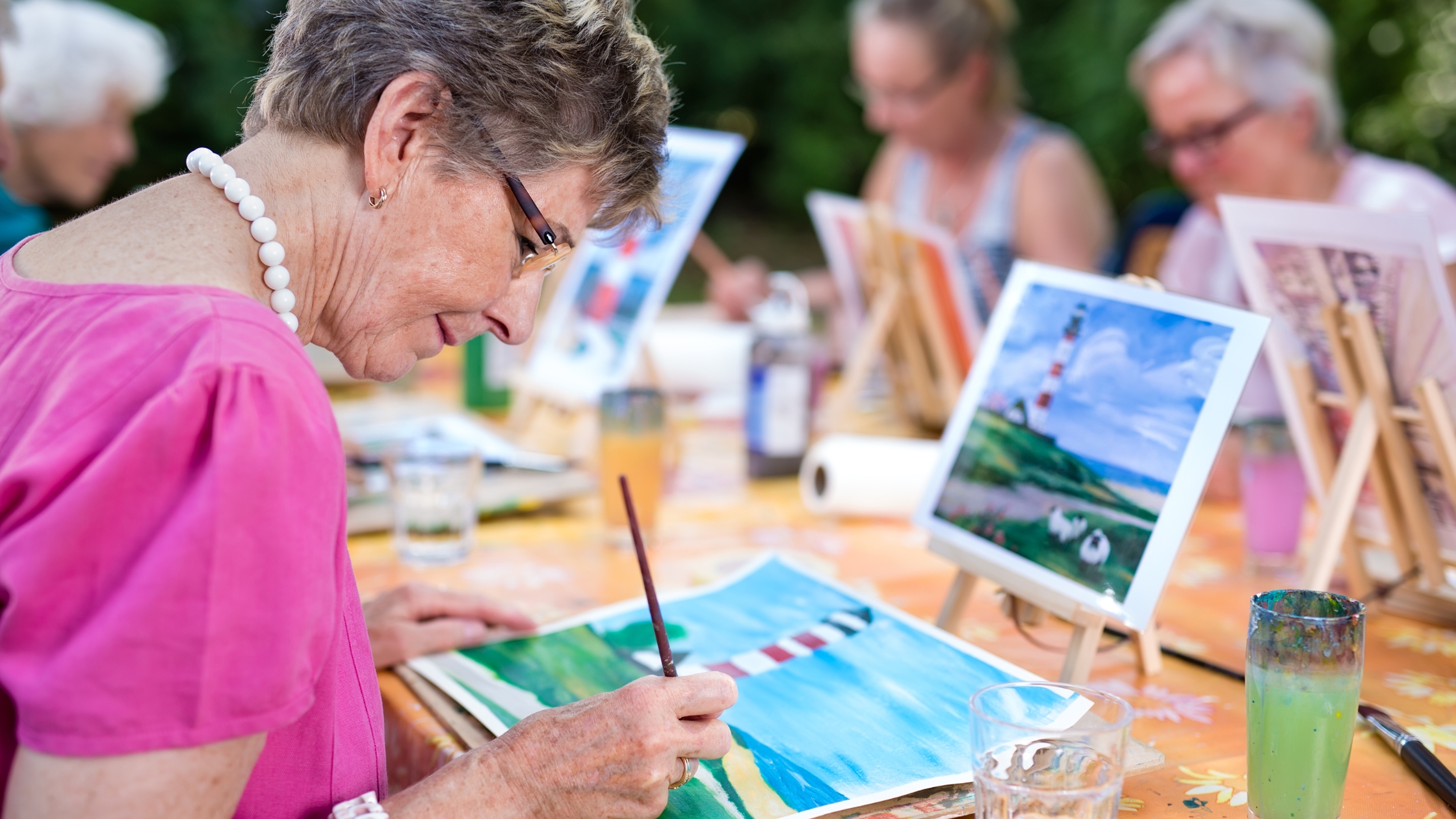 painting art therapy for grief